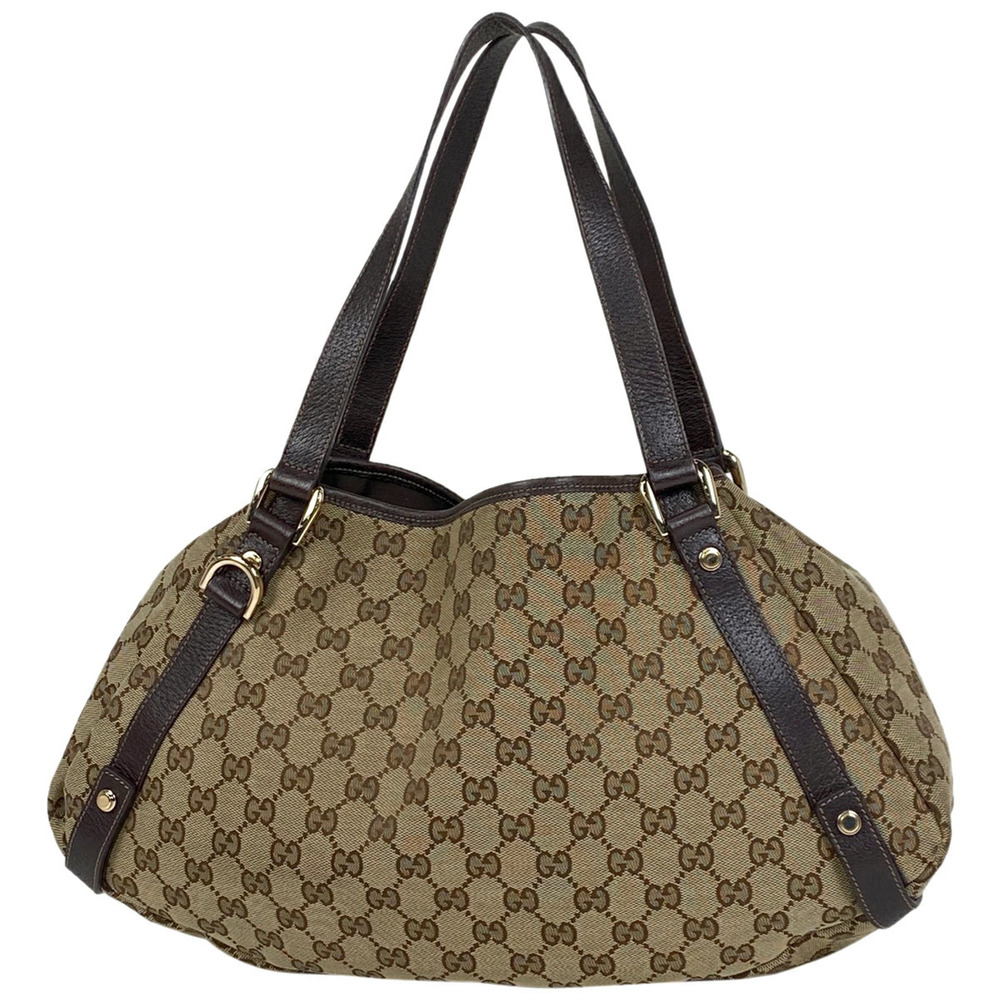 Gucci GG tote bag shoulder canvas brown